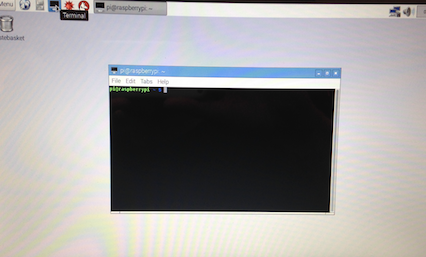 terminal on desktop